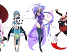 魅力的なイラスト制作いたします キャラ制作〜1枚絵まで、魅力あるイラスト制作お任せ下さい！ イメージ2