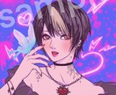 目を引くSNSアイコン描きます 派手目なタッチや韓国風お任せ下さい♪老若男女お描きします♪ イメージ8