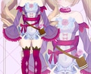 Vtuberパーツ分けイラスト＋三面図を作成します 理想のお姿を、一緒にお作りします！ イメージ3