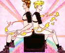 海外風 おしゃれな漫画風イラスト描きます 似顔絵 カップル ペット/アイコンやプレゼントに！ イメージ5