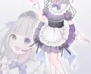 かわいいキャラクターの立ち絵描きます 優しい、キラキラした雰囲気の立ち絵をお求めの方はぜひ！ イメージ7