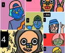 唯一無二のモンスター(提案·修正無制限)描きます 【商用利用OK＆著作権譲渡】プラス料金なし。 イメージ2