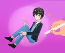 幅広い絵柄でのアイコンイラストを描かせて頂きます 男性女性関係なくご要望の通りにお描きします イメージ6