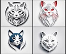 先着3名様1,000円で猫に特化したロゴ制作します 猫好きのための一筆入魂します！ イメージ2