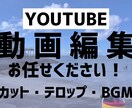 YOUTUBE動画編集致します 「〜風がいい」「〜したい」等の皆様の要望に沿って編集します！ イメージ1