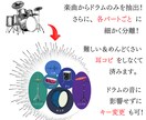 3曲対応！最新技術で音源を各楽器に分離いたします 【最短即日】カラオケ音源の作成や耳コピの手間をカット！ イメージ3