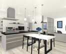 住宅まるごと4アングル！3Dパース作成します 家づくりでイメージを膨らませるお手伝い♪【4枚set】 イメージ3