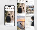 インスタ風WEBプロフィールブックを届けます 【先着3名様モニター価格】席表・案内カード付き／直前修正OK イメージ4