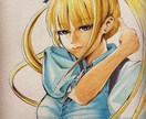 商用利用OK！アナログでイラスト作成します アナログ画材、コピックを使用します！ イメージ6