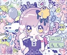 ポップで可愛らしいイラストお描きします イメージをいただいてイラストお描きします！！ イメージ3