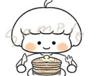 ゆるすぎるイラスト作成します ︎✿ おまけに少し/3色でシンプル仕上げ イメージ2