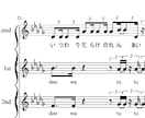 ご指定の楽曲を即日アカペラ用に編曲します アカペラ楽譜でお手元に(ボカロ・ロックバンド曲大歓迎) イメージ2