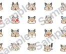 あなたの大切なペットのスタンプor絵文字作ります あなたのペットオリジナルのイラストをLINEで毎日使える♪ イメージ5