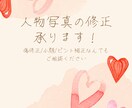 写真の修正おこないます 傷修正、ピント補正など写真の気になる所をご相談下さい イメージ1