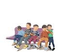 どこか懐かしい雰囲気の人物描きます 挿絵装丁などに記憶の片隅にあるような懐かしい空気感を イメージ6