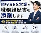 現役SES営業が職務経歴書を添削します 案件側の視点で、あなたの強みを引き出します！ イメージ1