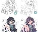 商用込み◎儚かわいいちびキャラ描きます 実績作り10名限定価格です♡♪ イメージ4