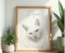可愛いペットのお写真からデジタルアートを作成します デジタルデータ納品⭐︎画材選択可能(*´꒳`*) イメージ1