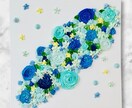 アクリル絵の具でお花を作ります 立体感のあるテクスチャーアート イメージ2