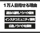 インスタフォロワー1万人を目指した運用を行います 月額25万円×6カ月間でアカウントを急成長させます。 イメージ2