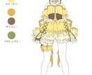 Vtuber様向け/衣装をお仕立ていたします 男女問わず、華やかでキラキラしたステージ衣装をデザイン！ イメージ6