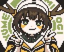 SNS等で使えるドット絵アイコンを作成します 丸でも四角でも両方使える！レトロでかわいいドット絵アイコン イメージ8