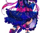 IRIAM イリアムの立ち絵・お着替え制作します ビビットで目を惹くIRIAM立ち絵を制作いたします！ イメージ5