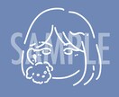 似顔絵、SNSアイコン作成致します シンプルで使いやすい似顔絵イラストを提供致します。 イメージ3