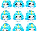 初心者歓迎！ミニキャラモデル一括制作します イラスト制作からLive2Dモデリングまで対応。 イメージ5