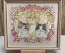 愛らしいペットさんの似顔絵を色鉛筆で描きます "うちの子"の特別な1枚はいかがでしょう イメージ5