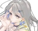 アイコン・ヘッダー用バストアップイラスト制作します 空気感や世界観を大切に、印象に残る一枚を制作します！ イメージ1