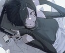 美麗な人物イラストを制作します 配信用サムネやビジュアルイラストなど！気軽にご相談ください！ イメージ6