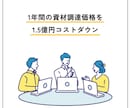 日経225グローバルメーカー資材購買経験活かします 資材購買調達業務に関するご相談・代行を承っております。 イメージ3
