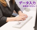 データ入力いたします タイピングやコピペ等、入力系はお任せください！ イメージ1