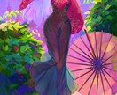 背景を含めたキャラクターのイラストを制作します 目を引く魅力的な1枚絵をご希望に沿って制作します。 イメージ5