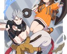 少しデフォルメのきいたかわいいイラストを描きます 同人誌や書籍の表紙、ＣＤ、広告、ゲームの立ち絵、二次創作OK イメージ5