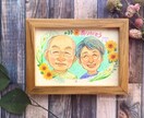 お花いっぱい！手描きの似顔絵お描きします 還暦/古希/喜寿/米寿/卒寿…大切な記念日のプレゼントに イメージ2