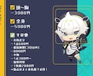 初めての方でもおすすめ！ミニキャラ・SD描きます この安さで高クオリティー⁉Vtuberや配信者はおすすめ！ イメージ3