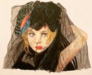 水彩色鉛筆で大切な方、ペットの似顔絵描きます アイコン、お祝い、思い出、記念日にどうぞ イメージ1