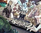 夢絵、カップル絵、通常イラストお描きします キャラ単体、創作キャラ、漫画なども対応してます イメージ1
