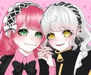 納得いくまで修正します SNS用アイコン制作きゅるきゅるなイラスト描きます イメージ4