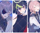 イラスト、夢絵、全身絵 描きます 簡易、通常のパターンで描き分けをお選びいただけます。 イメージ3
