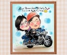 明るい誇張しすぎない親しみのある似顔絵描きます 大切な方へ★贈られた方も贈った側も笑顔になれる似顔絵です イメージ4