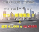 日経225手法その1～5までのセット販売となります ５つの本編 + ３つのオプション = PDF８つの濃い内容 イメージ1