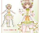 イラスト再現Vtuberさんの３Dモデルを作ります ２Dの魅力をそのまま3Dモデルにします！！ イメージ2