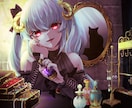 商用利用可！幻想的、仄暗い、独特なイラスト描きます ゴシック系、ダーク系、幻想的な雰囲気はお任せ！ イメージ3