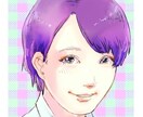 イラスト、アイコン、立ち絵を制作致します！！！ます 正方形 首から上イラスト 1500円から！ イメージ2