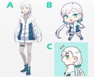 SNS・ブログ用アイコン作成します デフォルメから等身まで、幅広い絵柄に対応します！ イメージ2