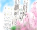 あなたの想い出描きます 写真をいただき、それを元に風景画などをiPadで描きます！ イメージ2
