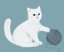 ペットの似顔絵、お好みのイラスト描きます 花と猫のマッチしたイラストはいかがですか？ イメージ6